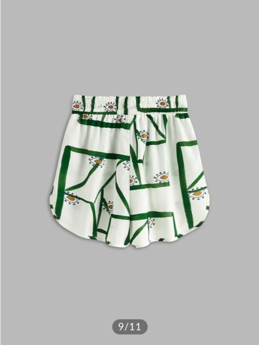 Commense Print Drawstring Shorts Set Size Small - Picture 8 of 9